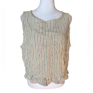 Rylee & Cru Oceanside Top in Nautical Stripe Womens Size Large